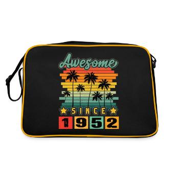 Awesome Since 1952 - Retro Bag - black/gold - Back