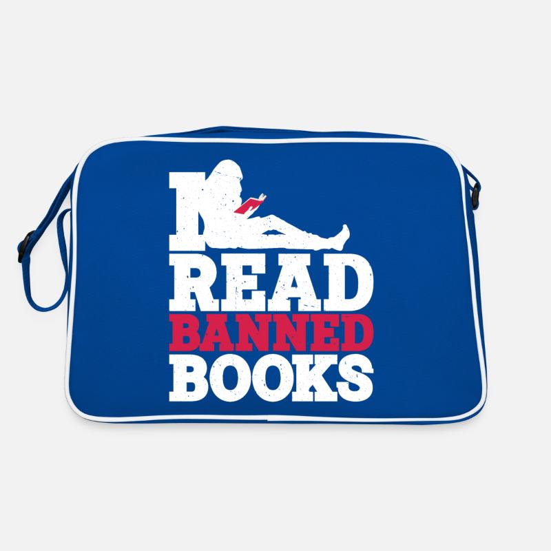 I Read Banned Books 39 Retro Tasche