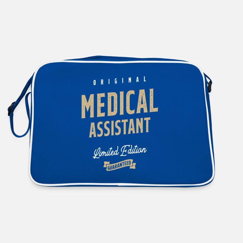 Medizinischer Assistent Job Beruf Geburtstagsarbeiter Retro Tasche