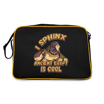 Egyptian Mythology Design for an Ancient Egypt Fan - Retro Bag - black/gold - Back