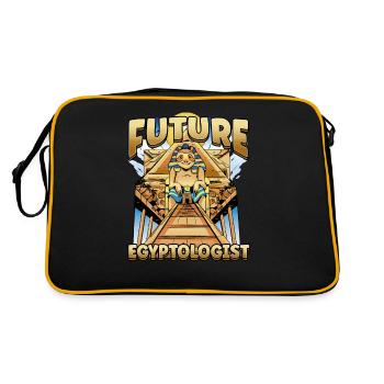 Egyptian Mythology Design for an Ancient Egypt Fan - Retro Bag - black/gold - Back