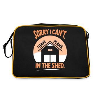 I can't unfortunately I have plans in the shed - Retro Bag - black/gold - Back