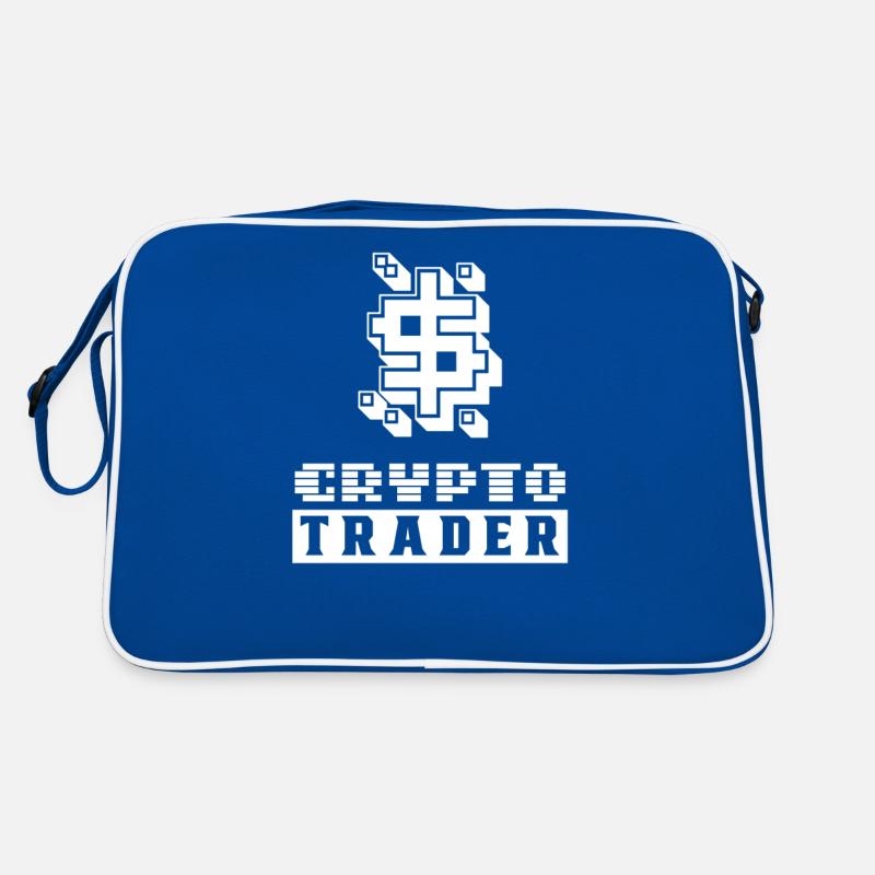 Krypto Händler Trading Traden Crypto Trader Retro Tasche