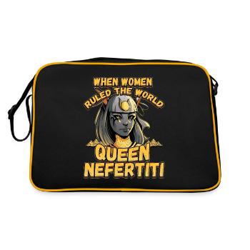 Conception de la mythologie égyptienne pour un fan de l’Égypte ancienne - Sac Retro - noir/or - Dos