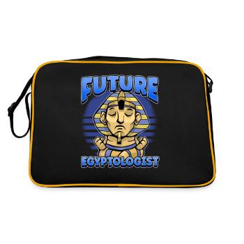 Egyptian Mythology Design for an Ancient Egypt Fan - Retro Bag - black/gold - Back