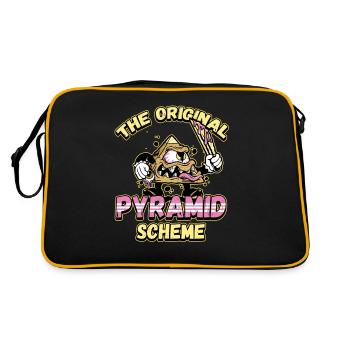 Egyptian Mythology Design for an Ancient Egypt Fan - Retro Bag - black/gold - Back