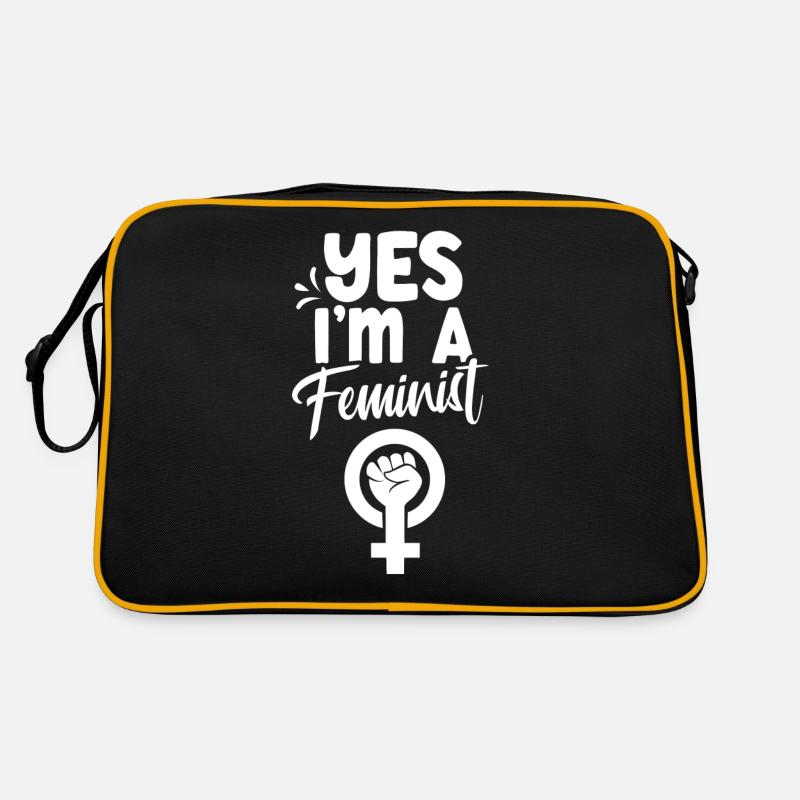 Oui je suis féministe féministe Sac Retro