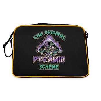 Egyptian Mythology Design for an Ancient Egypt Fan - Retro Bag - black/gold - Back