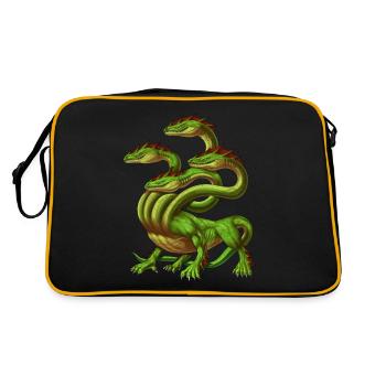 Mythologie grecque Monster Hydra - Sac Retro - noir/or - Dos