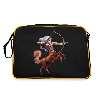 Mythologie grecque Divinité Centaure - Sac Retro - noir/or - Dos