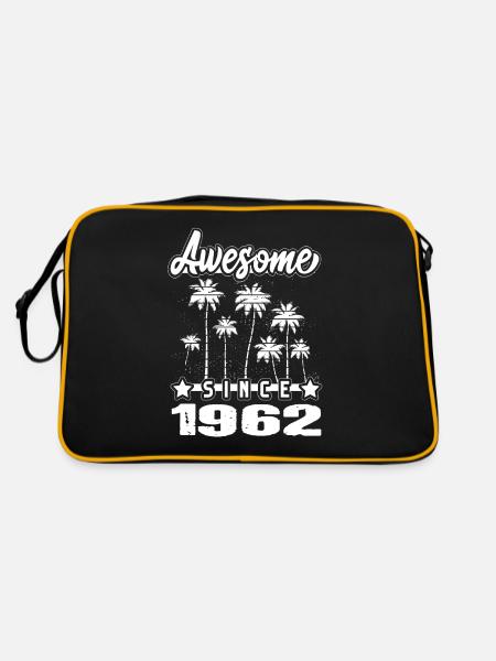 Awesome Since 1962 - Retro Bag - black/gold - Back