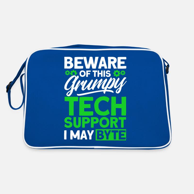 Beware of grumpy technical support Retro Bag
