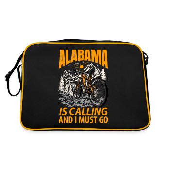 Alabama Adventure Gift - Retro Bag - black/gold - Back
