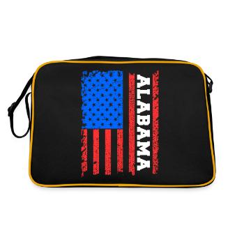 Alabama house gift - Retro Bag - black/gold - Back