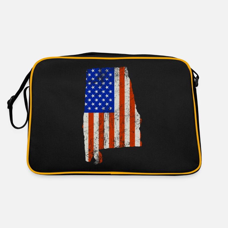 Alabama Usa flaggen geschenk Retro Tasche