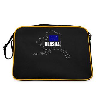 Alaska House Cadeau - Sac Retro - noir/or - Dos