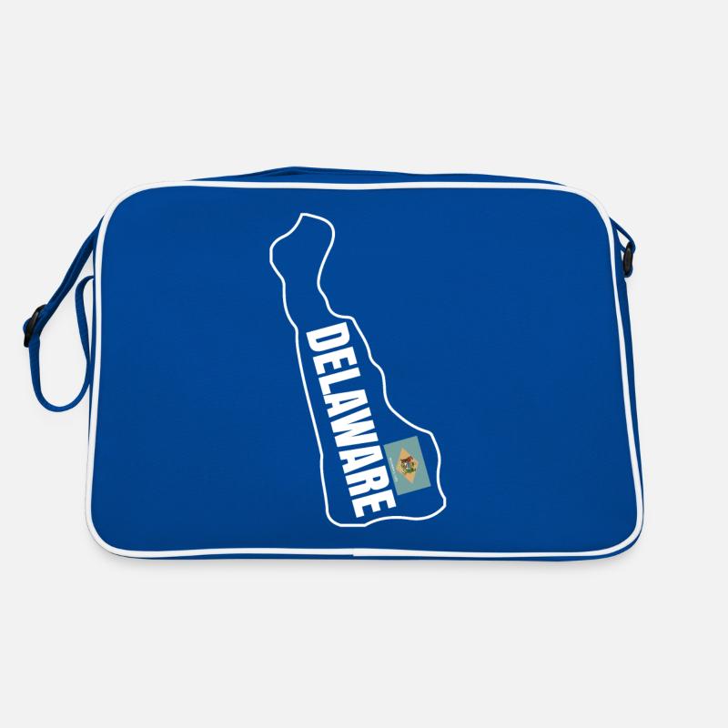 Delaware Home State Geschenk Retro Tasche