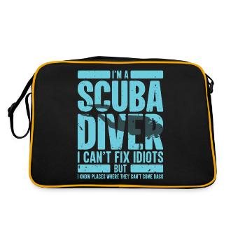 Plongée sous-marine profonde Summer Lifetsyle Cadeau - Sac Retro - noir/or - Dos