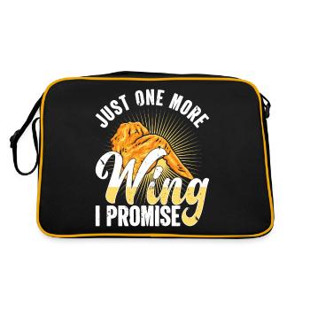 Fast Food Foodaholic Crispy Fried Chicken Gesch - Retro Bag - black/gold - Back