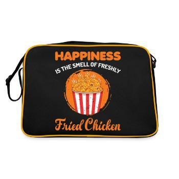 Food lovers Crispy Fried Chicken Foo - Retro Bag - black/gold - Back