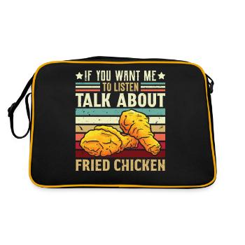 Fast Food Lifestyle Foodaholic Fried Chicken Gesche - Retro Bag - black/gold - Back