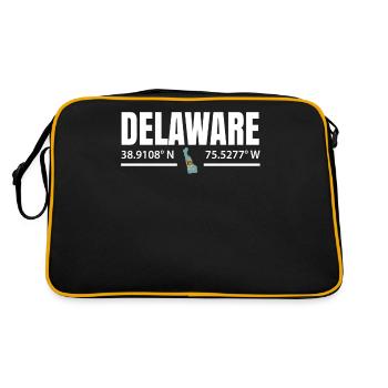 Fier cadeau du Delaware - Sac Retro - noir/or - Dos