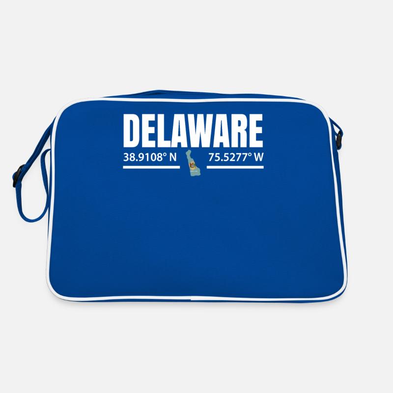 Proud Delaware gift Retro Bag