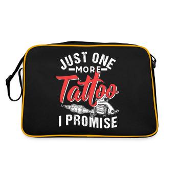 Only a tattoo promised artist - Retro Bag - black/gold - Back