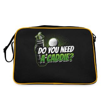 Do you need a caddie? Golfing Caddie Golf - Retro Bag - black/gold - Back