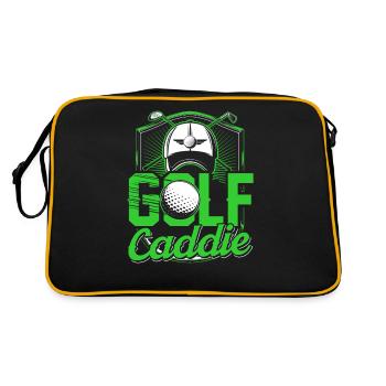 Golf Caddie Profession Golfeur golfeur - Sac Retro - noir/or - Dos