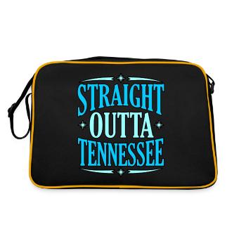 Visit to Tennessee Gift - Retro Bag - black/gold - Back