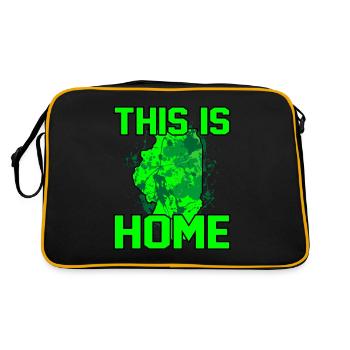 Home Illinois Gift - Retro Bag - black/gold - Back