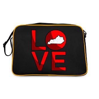 Dear kentucky gift - Retro Bag - black/gold - Back