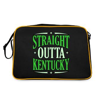 Visit to Kentucky Gift - Retro Bag - black/gold - Back