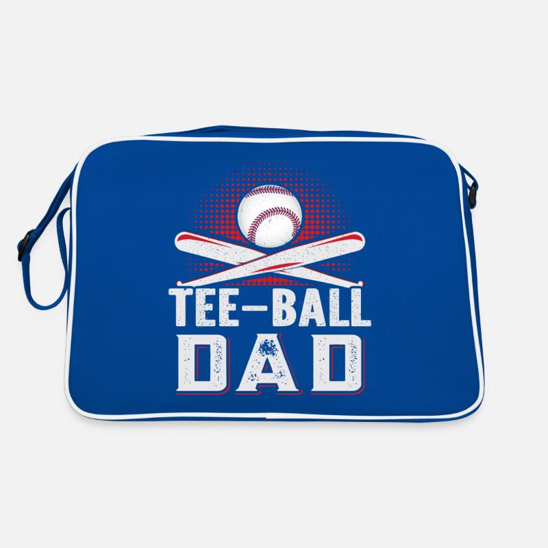Tee-ball Dad Teeball Spieler Retro Tasche