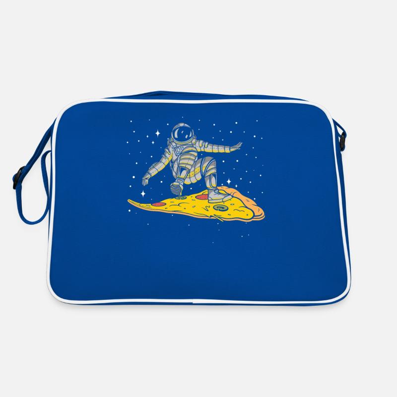 Pizza Astronaut Fast Food Lover Retro Bag