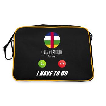 Central African Republic calls Lusiger - Retro Bag - black/gold - Back
