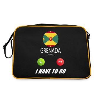 La Grenade appelle aux drapeaux Lusiger en disant - Sac Retro - noir/or - Dos