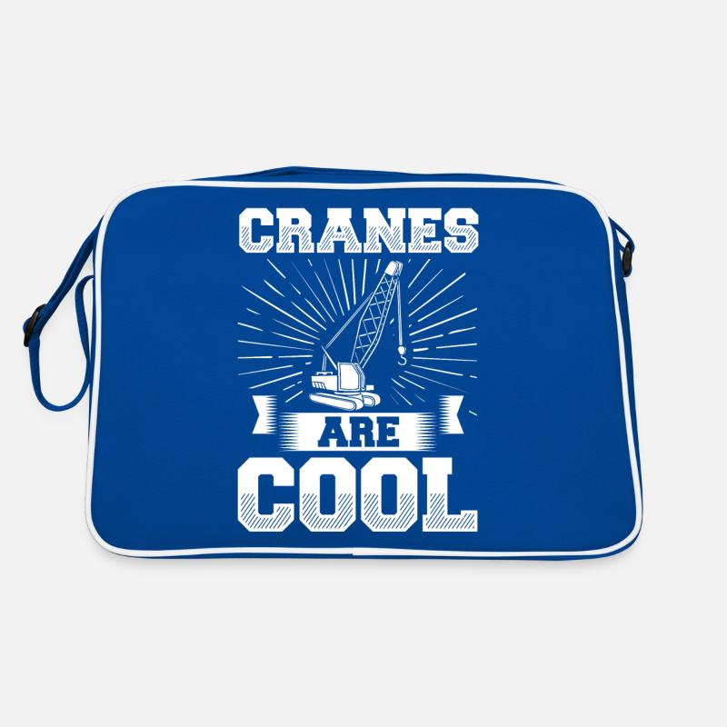 Crane Operator Construction Worker Crane Tower Training Retro Bag