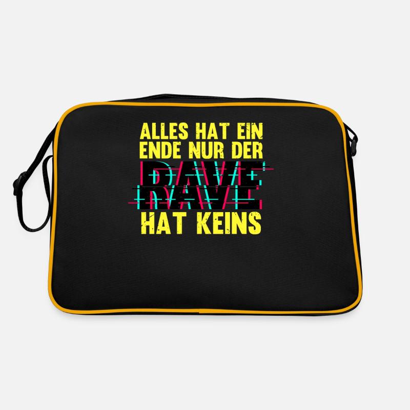Techno Musik Rave Retro Tasche