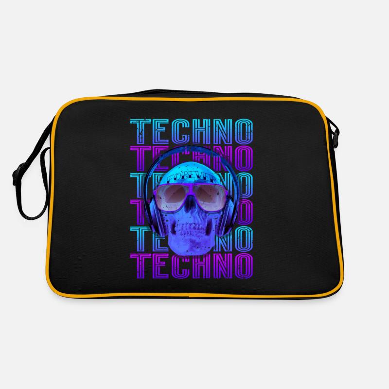Techno Musik Retro Tasche