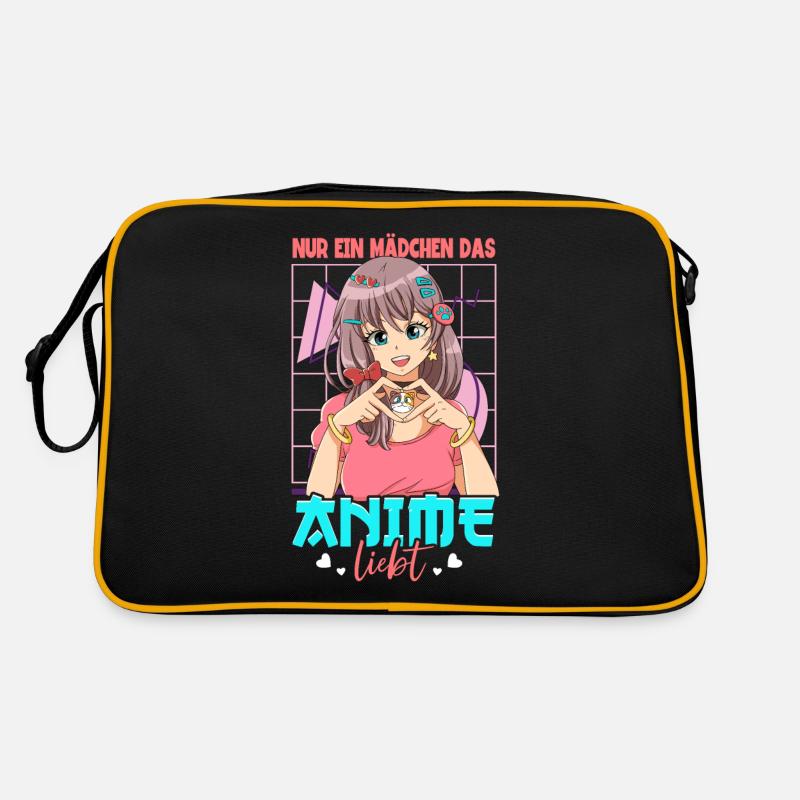 Anime Spruch Weeb Otaku Retro Tasche