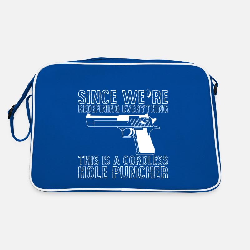 This is a cordless hole puncher 1 Retro Bag