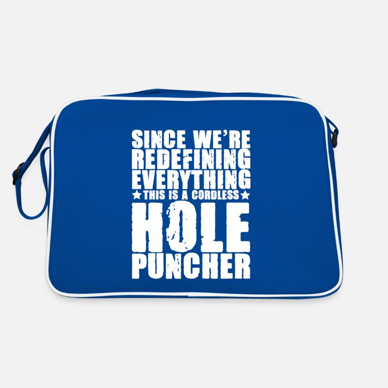 This is a cordless hole puncher 3 Retro Bag
