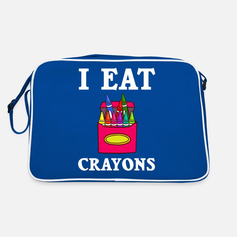 Crayon Box Colored Pencil Wax Case Wax Crayon Retro Bag