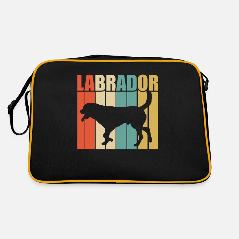 Retro Labrador Retro Tasche
