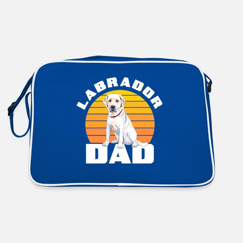 Labrador Dad Labrador Papa Retro Tasche