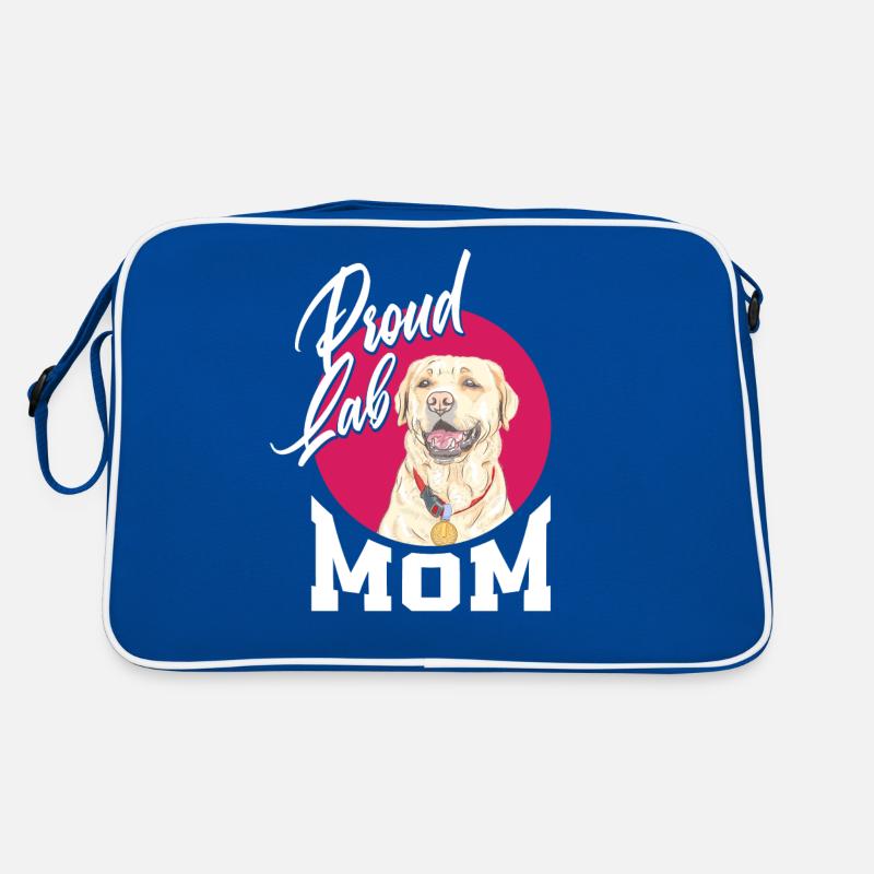 Stolze Labrador Mama Retro Tasche
