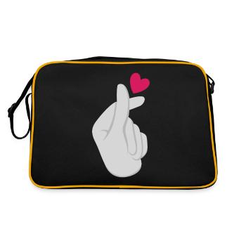K-Pop K-Drama Musique pop coréenne - Sac Retro - noir/or - Dos