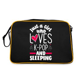 K-Pop K-Drama Musique pop coréenne - Sac Retro - noir/or - Dos